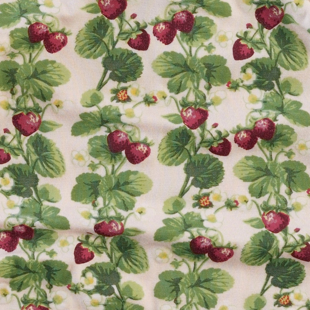 boxy button tank | strawberry vine | bamboo
