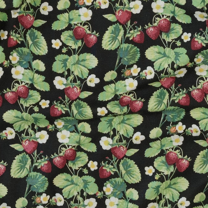 womens balloon sleeve dress | strawberry vine | bamboo