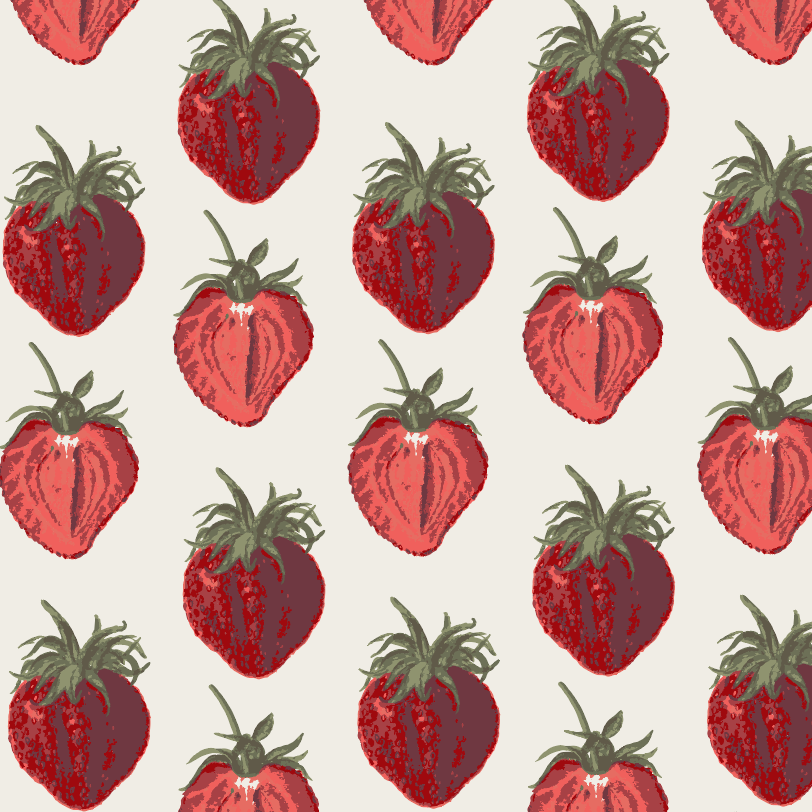 PREORDER paper bag short | strawberry | modal