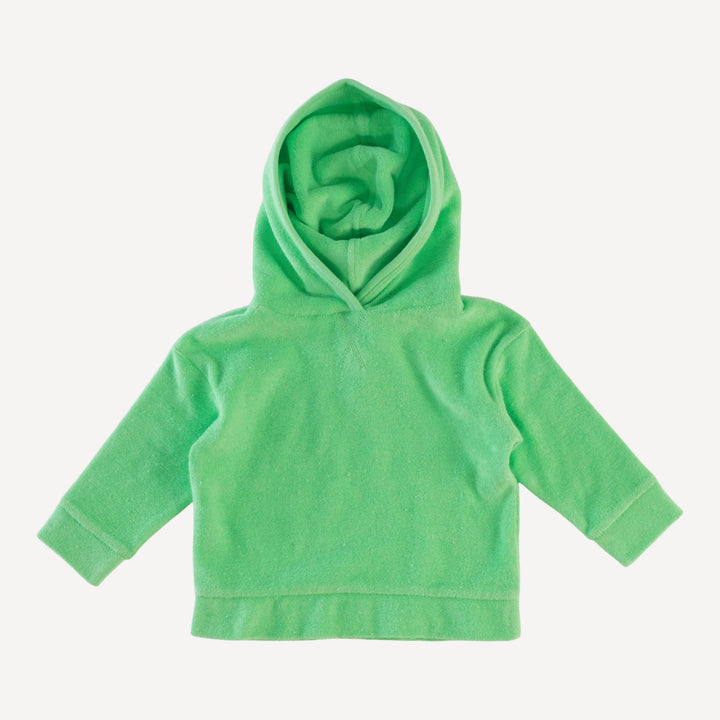 long sleeve hoodie relaxed jogger set | summer green | organic cotton terry