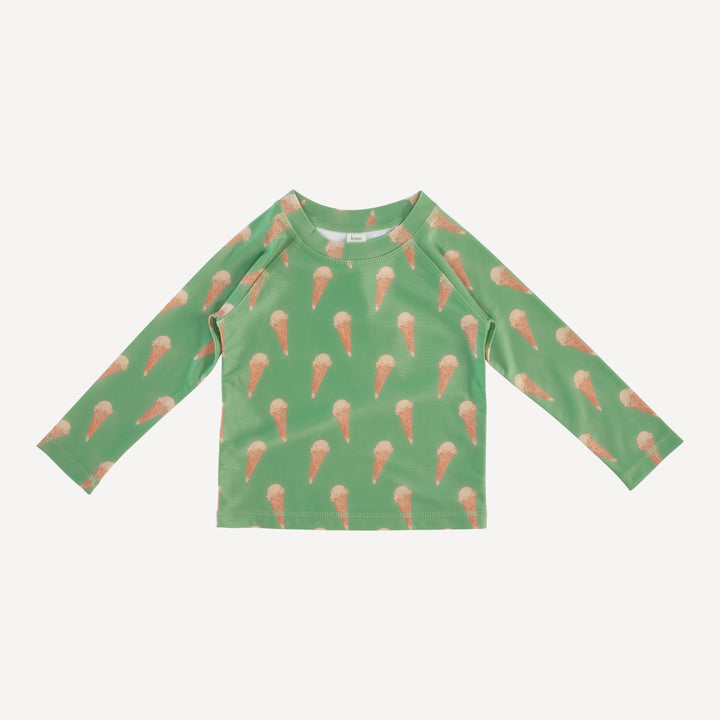 long sleeve rash guard tee | summer ice cream | swim