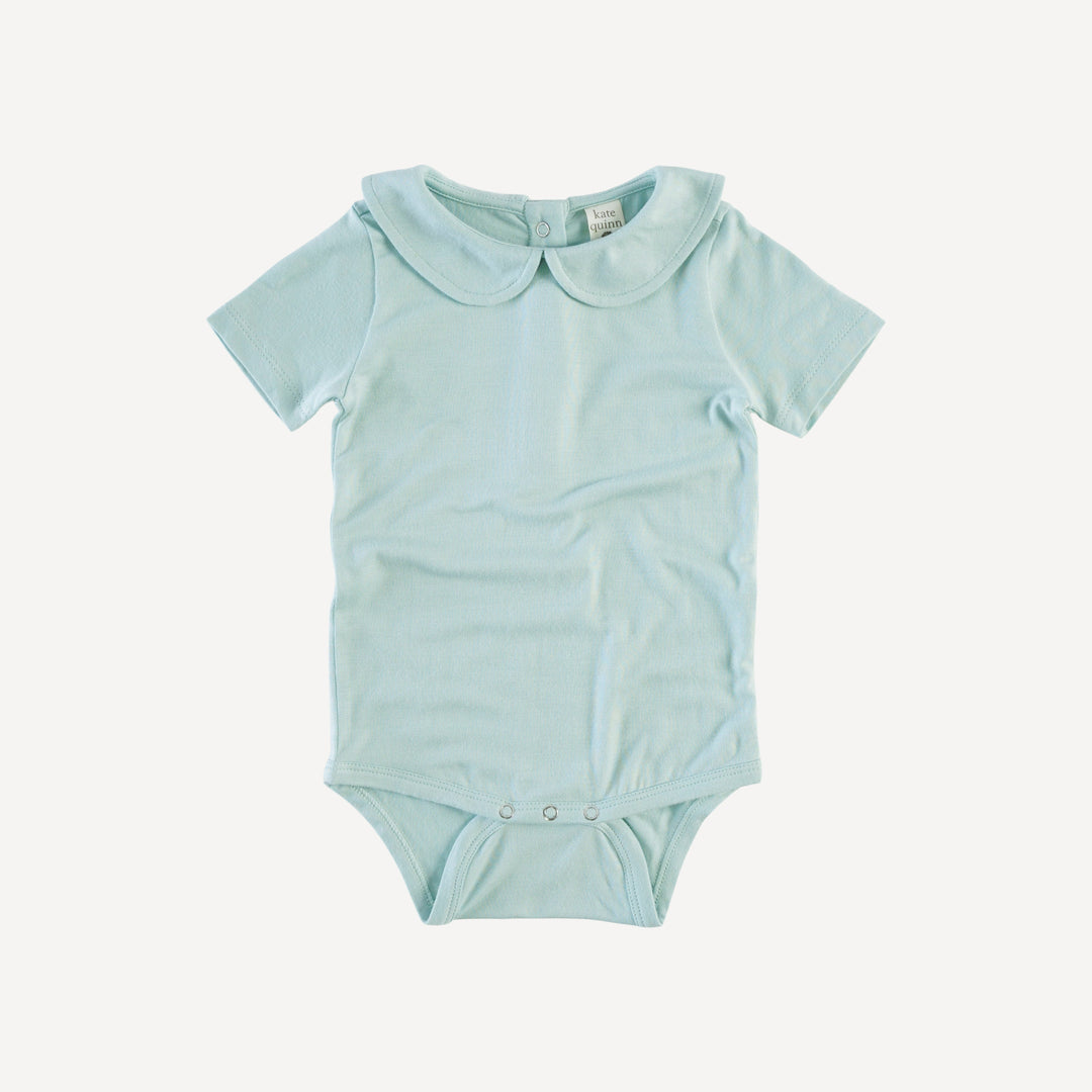 short sleeve classic peter pan bodysuit | surf spray | bamboo