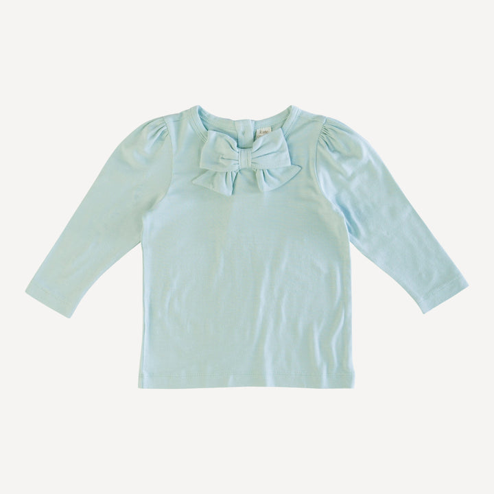 long sleeve bow top | surf spray | bamboo