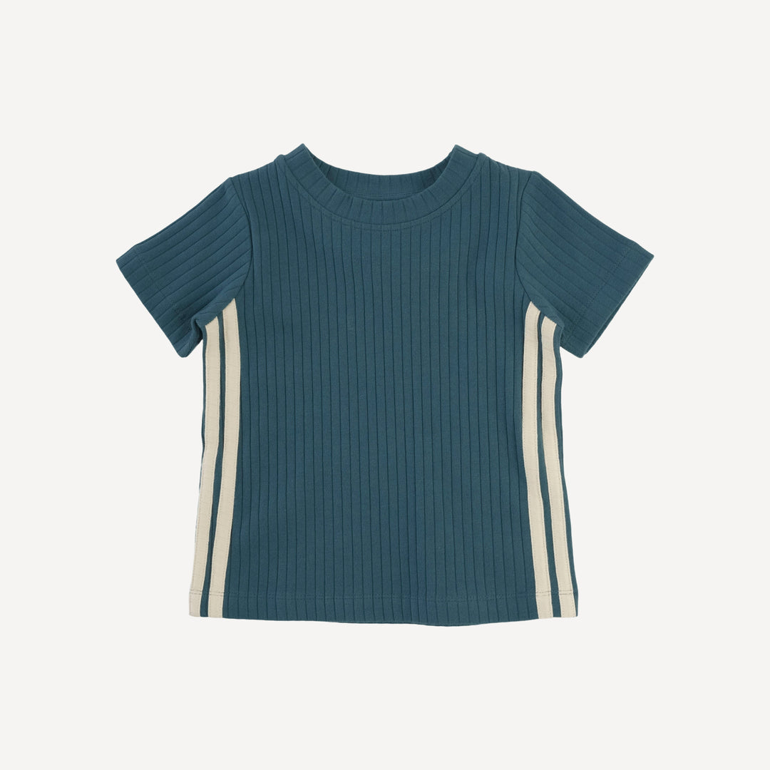andrew short set | tapestry | organic cotton wide rib