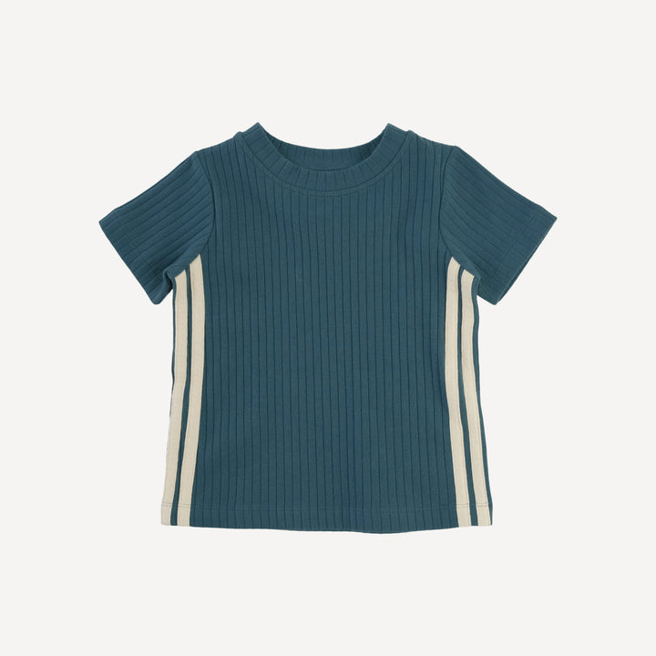 andrew short set | tapestry | organic cotton wide rib