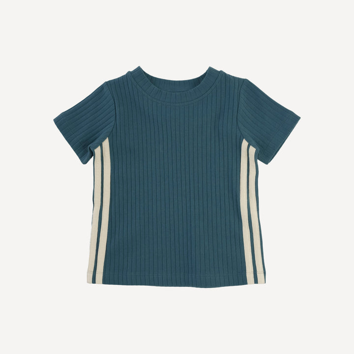 andrew short set | tapestry | organic cotton wide rib
