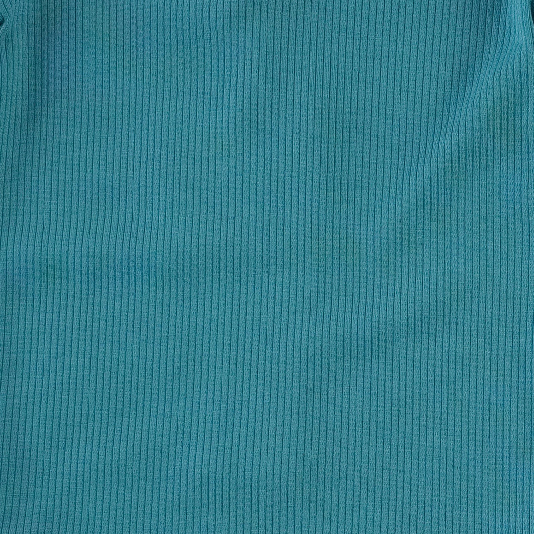flare leg pant | teal | modal skinny rib
