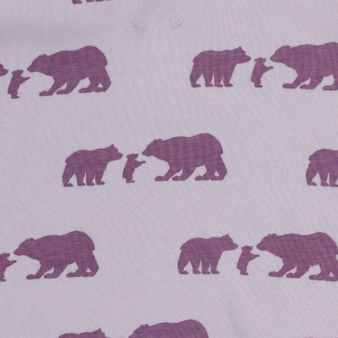 smocked short | three bears | organic cotton jersey