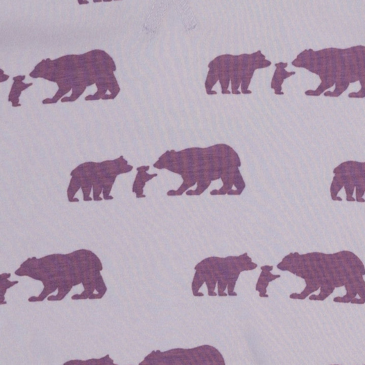 smocked short | three bears | organic cotton jersey