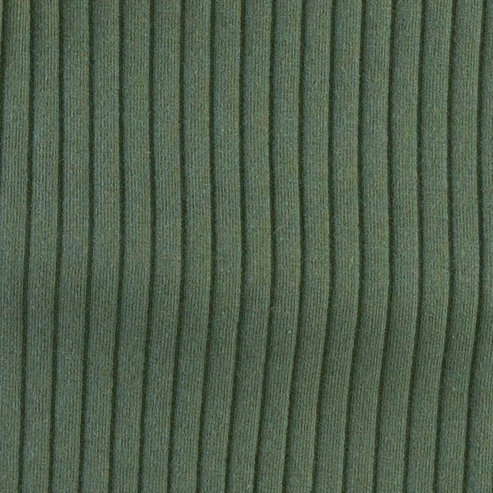 cuffed pocket short | thyme | organic cotton wide rib