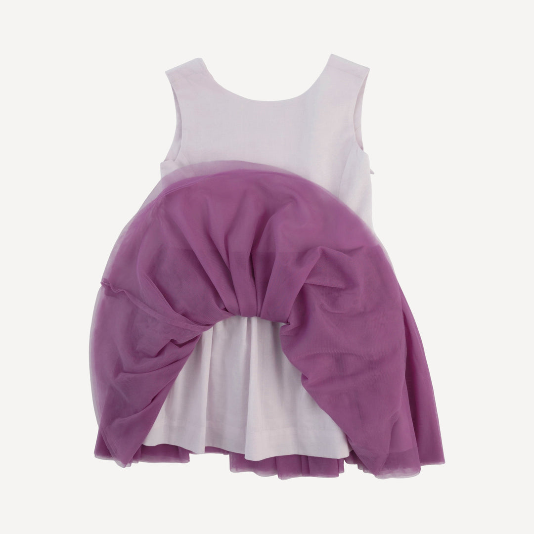lark dress | tinted crystal | organic cotton woven
