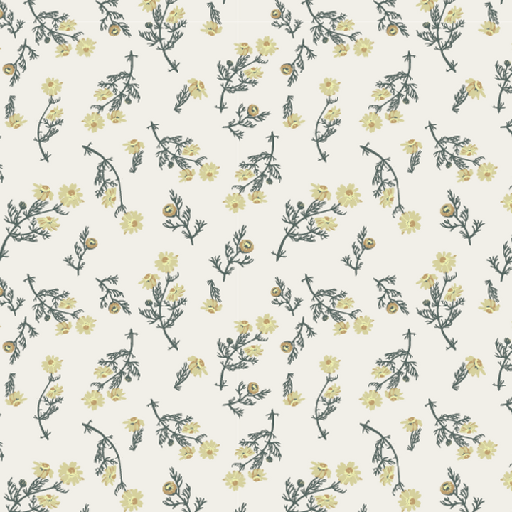 PREORDER single layer blanket | tiny chamomile | bamboo