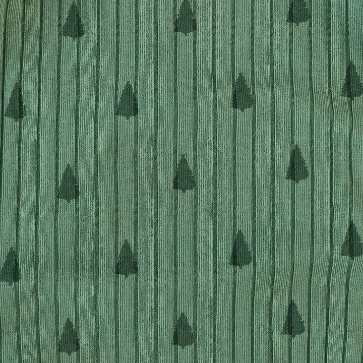 long sleeve zipper footie | tiny trees | classic rib