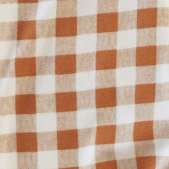 bunny ear towel | toffee gingham | organic cotton terry