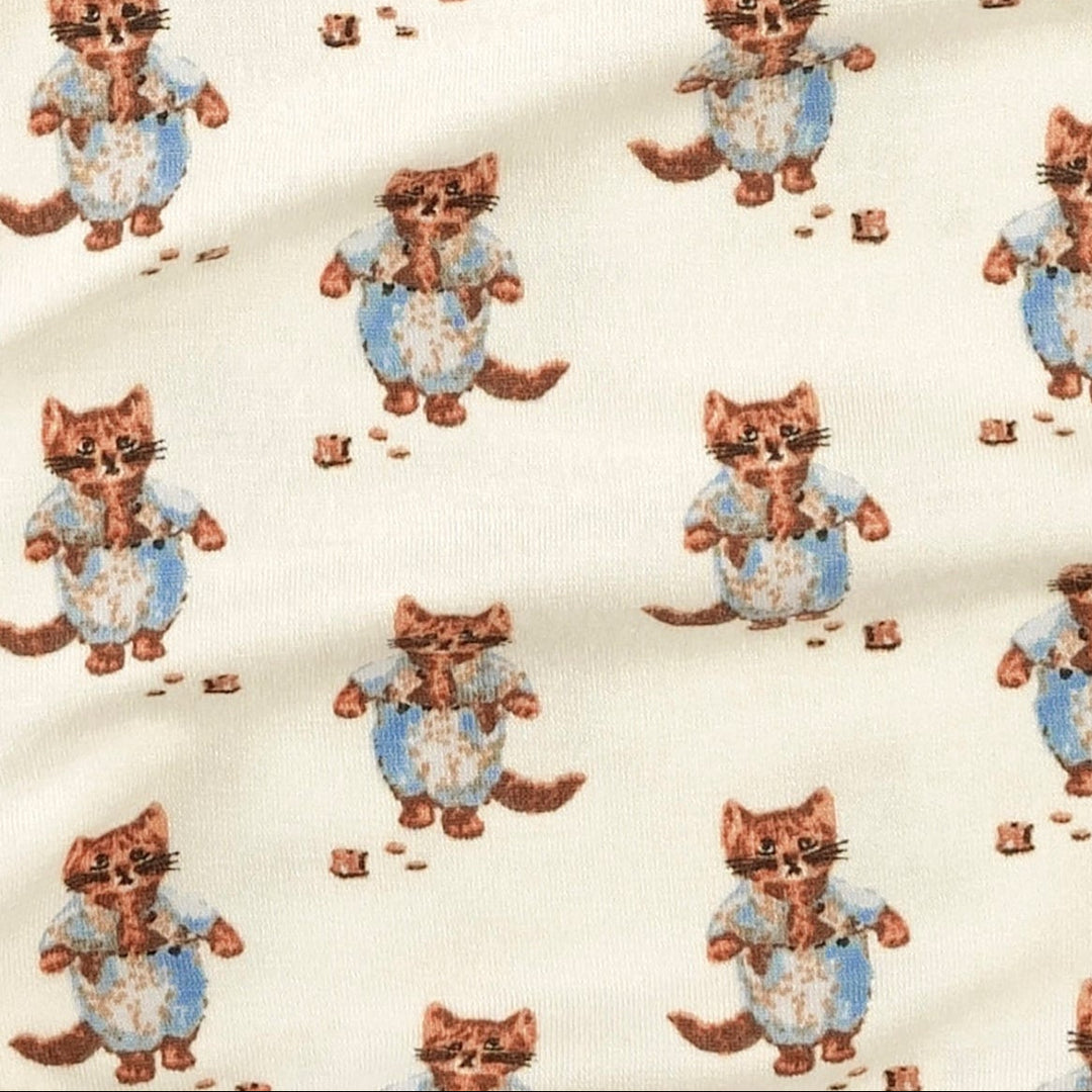 long sleeve lap neck footie | tom kitten | bamboo