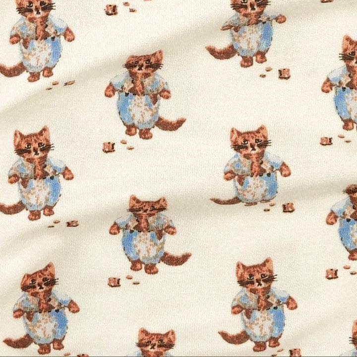 long sleeve lap neck footie | tom kitten | bamboo