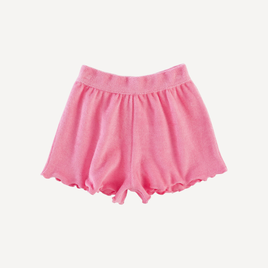 jade short set | tropical pink | organic cotton terry