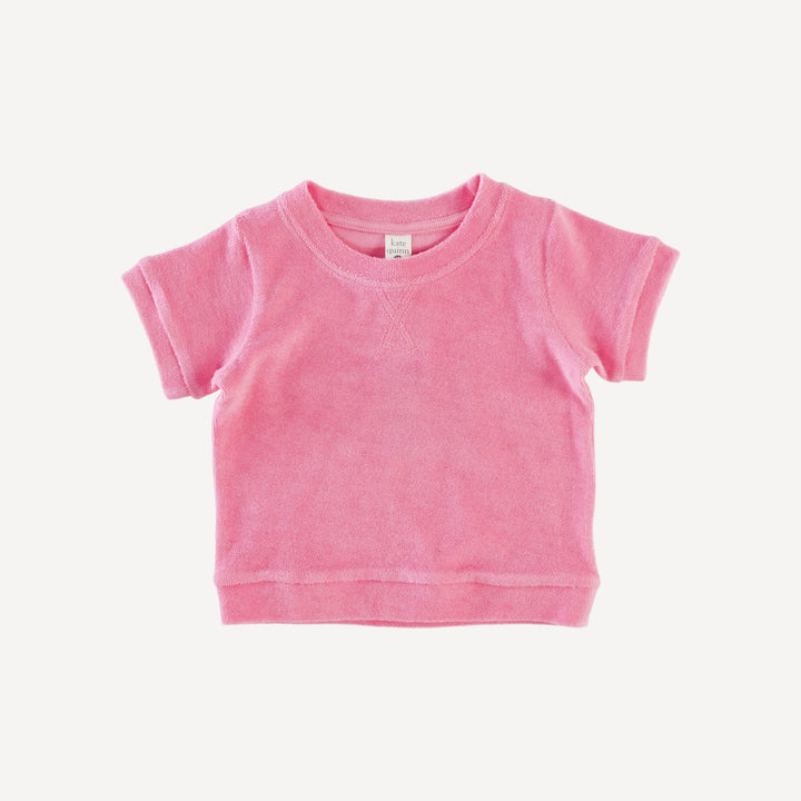 jamie set | tropical pink | organic cotton terry