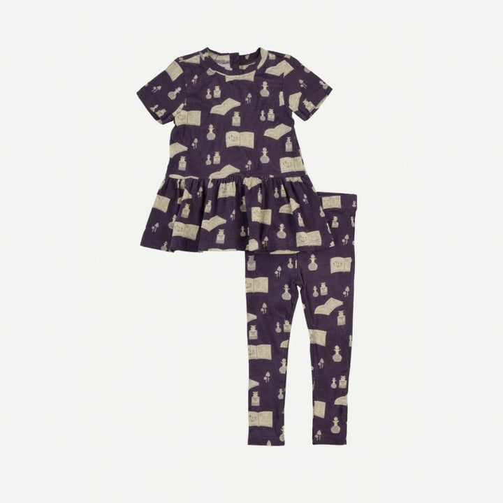 short sleeve kate set | potions + spells | organic cotton interlock