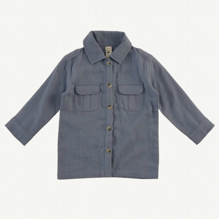 long sleeve military top | citadel | organic cotton gauze
