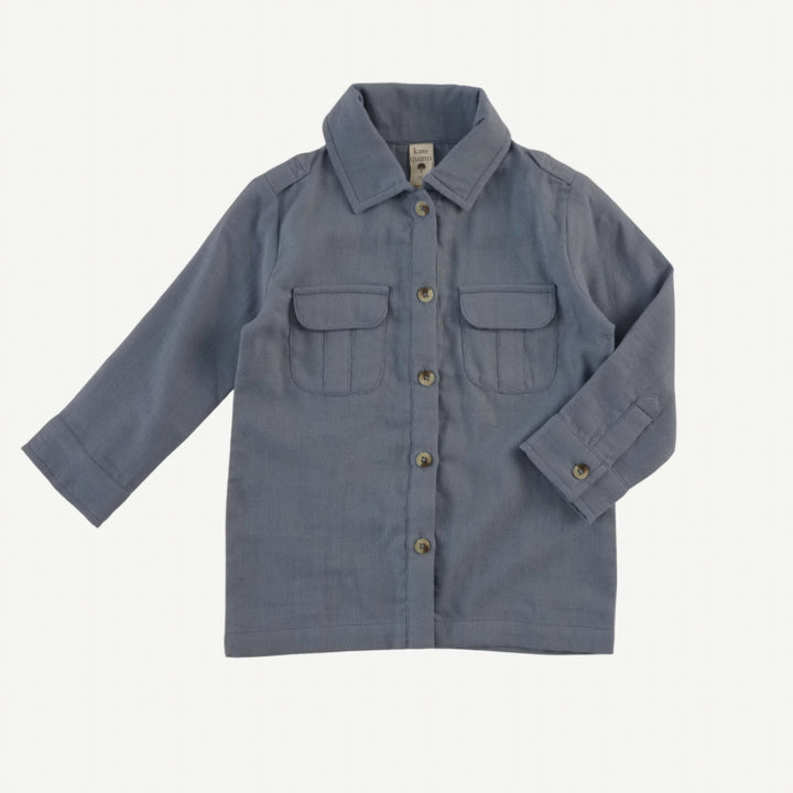long sleeve military top | citadel | organic cotton gauze
