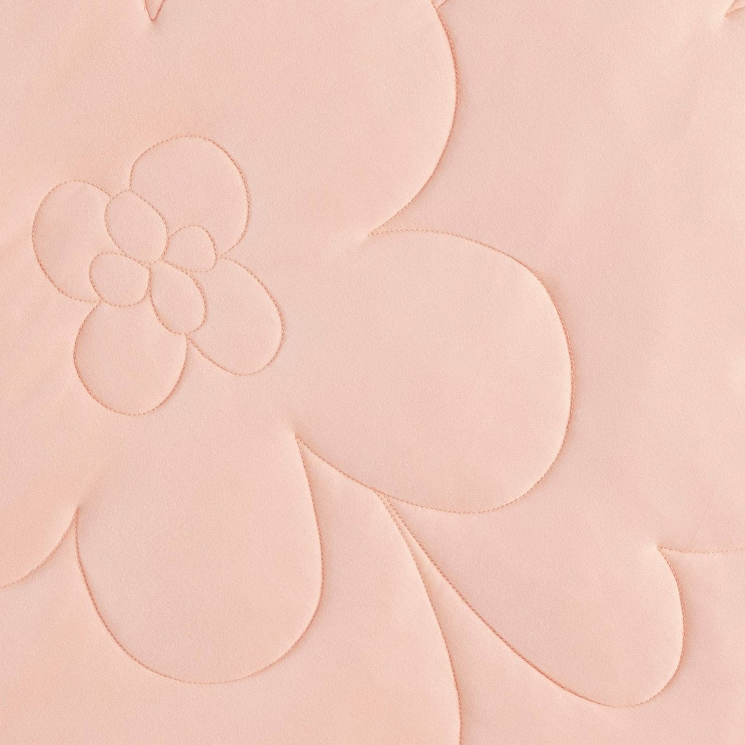 flower quilted mat | villa pink | modal