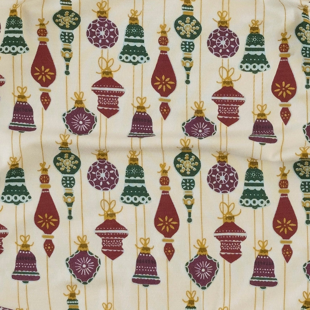 long sleeve two way zipper footie | vintage ornaments | bamboo