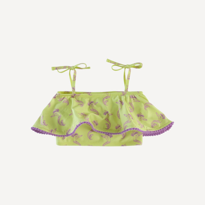 ruffle pom pom bikini swim set | violet mermaid | swim