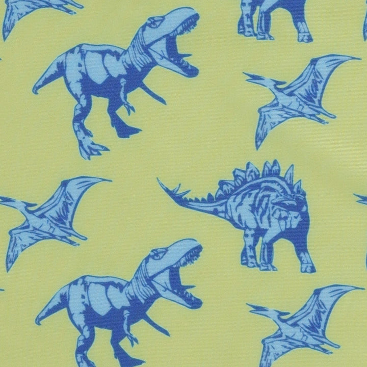 short sleeve rash guard tee | vivid blue dinosaurs | swim