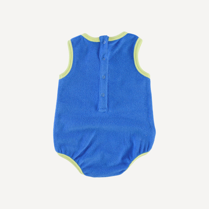 ringer bubble | vivid blue | organic cotton terry