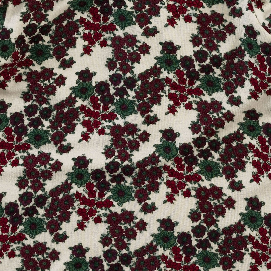 long sleeve two way zipper footie | wildflower | bamboo