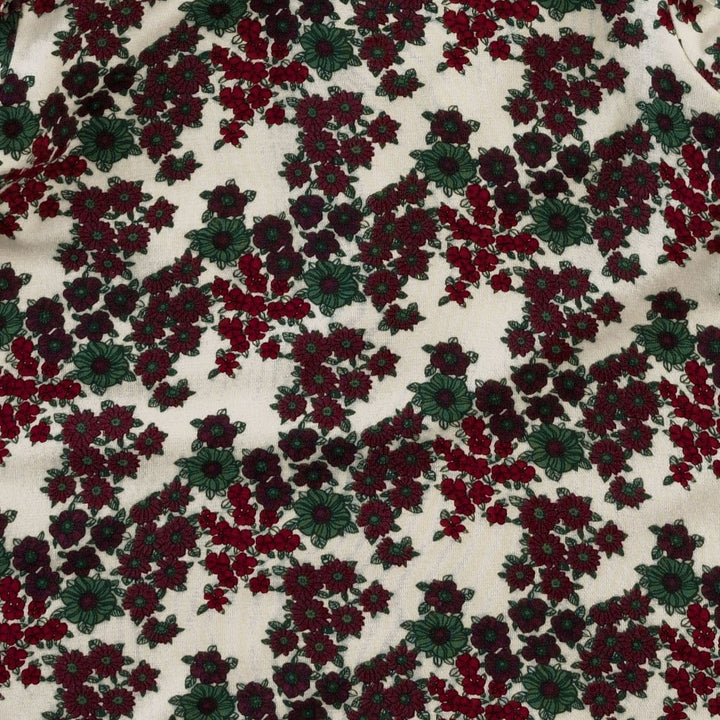 long sleeve two way zipper footie | wildflower | bamboo