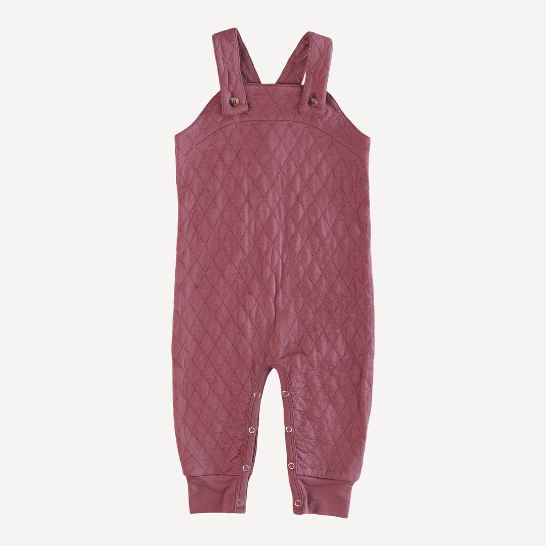 quilted country cuffed jumpsuit | wild ginger | bamboo