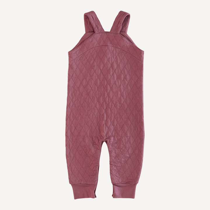 quilted country cuffed jumpsuit | wild ginger | bamboo