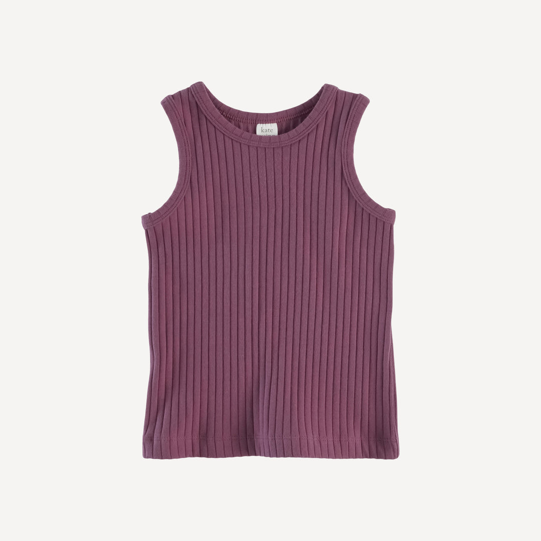 skinny tank | wild ginger | organic cotton wide rib