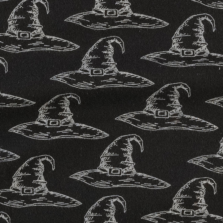ruffle strap dress | witch hat | organic cotton interlock