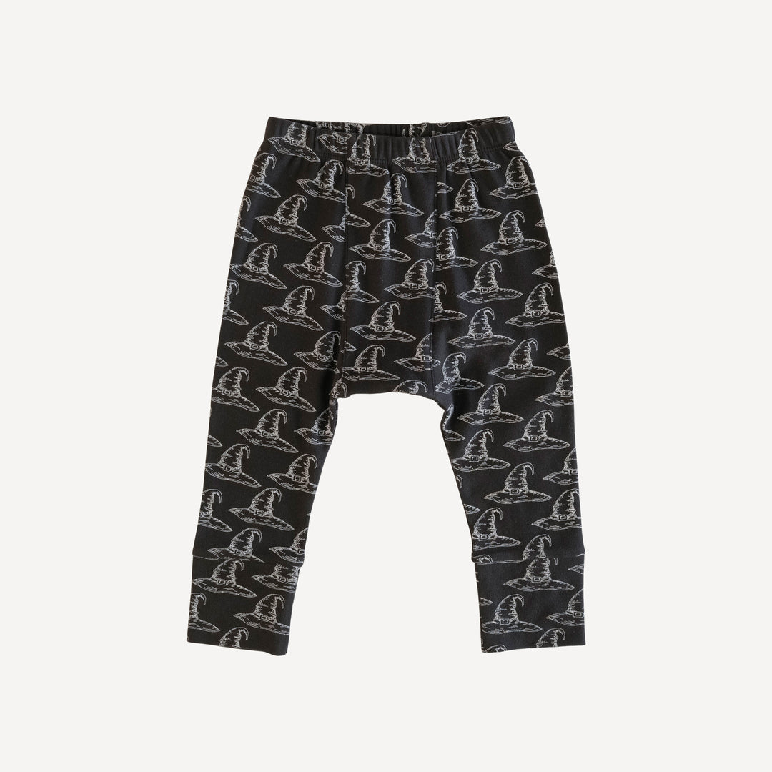 classic panda pant | witch hat | organic cotton interlock