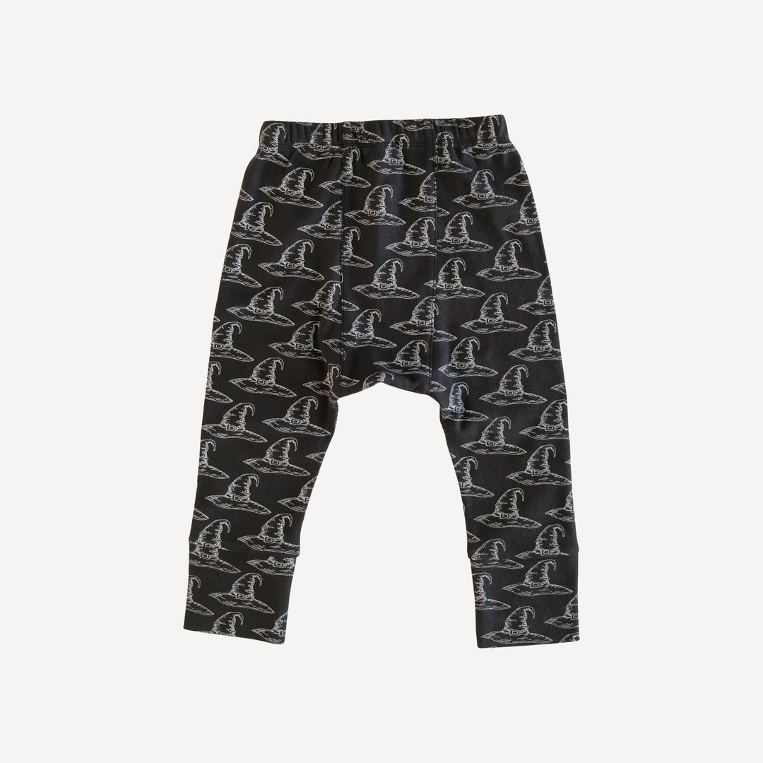 classic panda pant | witch hat | organic cotton interlock