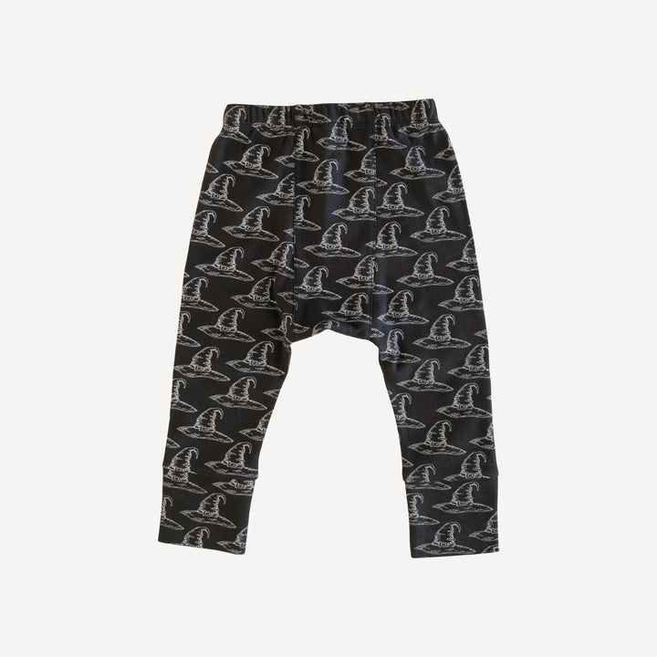 classic panda pant | witch hat | organic cotton interlock