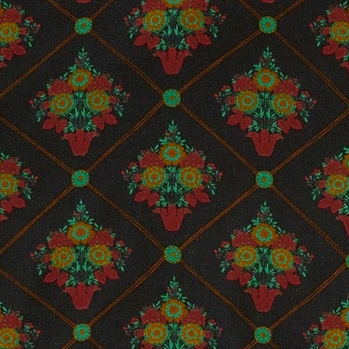 spaghetti tie ruched pocket dress | antoinette floral | light weight bamboo