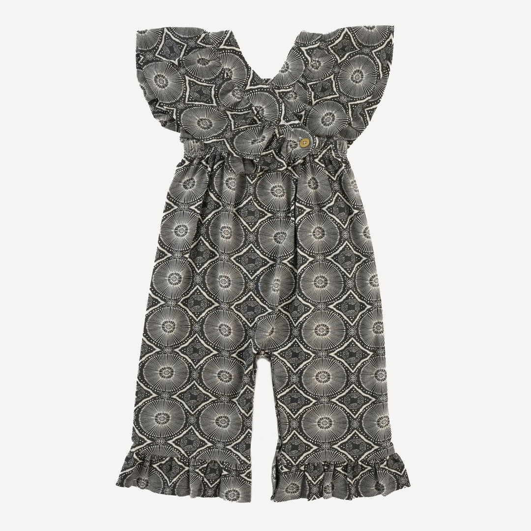 ruffle strap jumpsuit | beluga batik | modal
