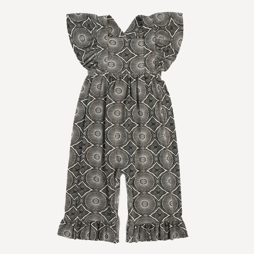 ruffle strap jumpsuit | beluga batik | modal
