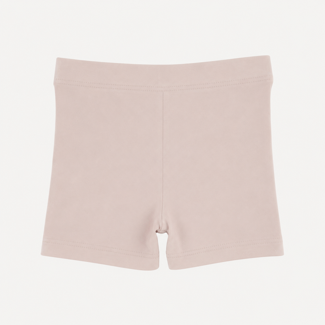 PREORDER bike short | mauve chalk | organic cotton interlock