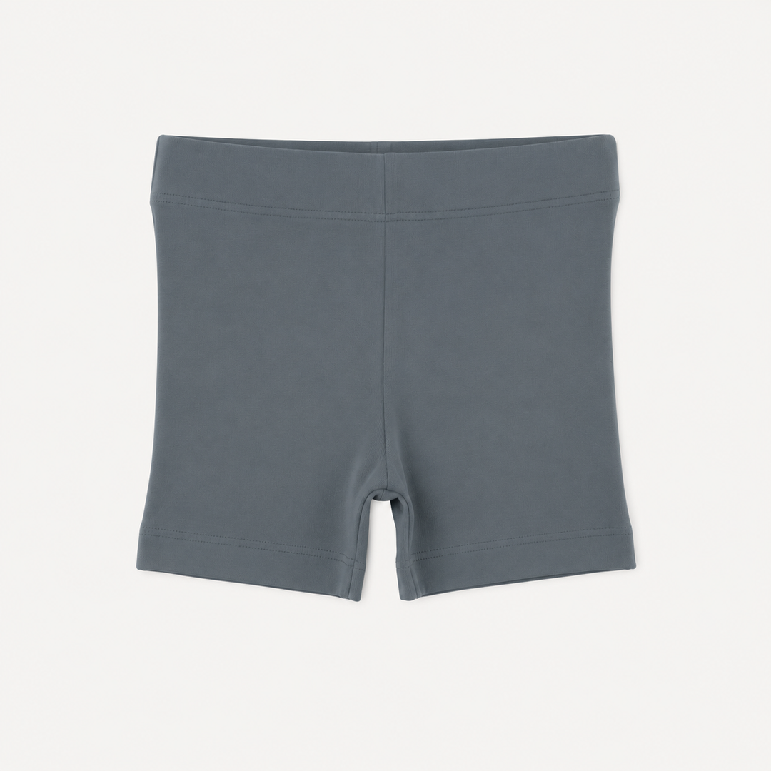 PREORDER bike short | stormy | organic cotton interlock