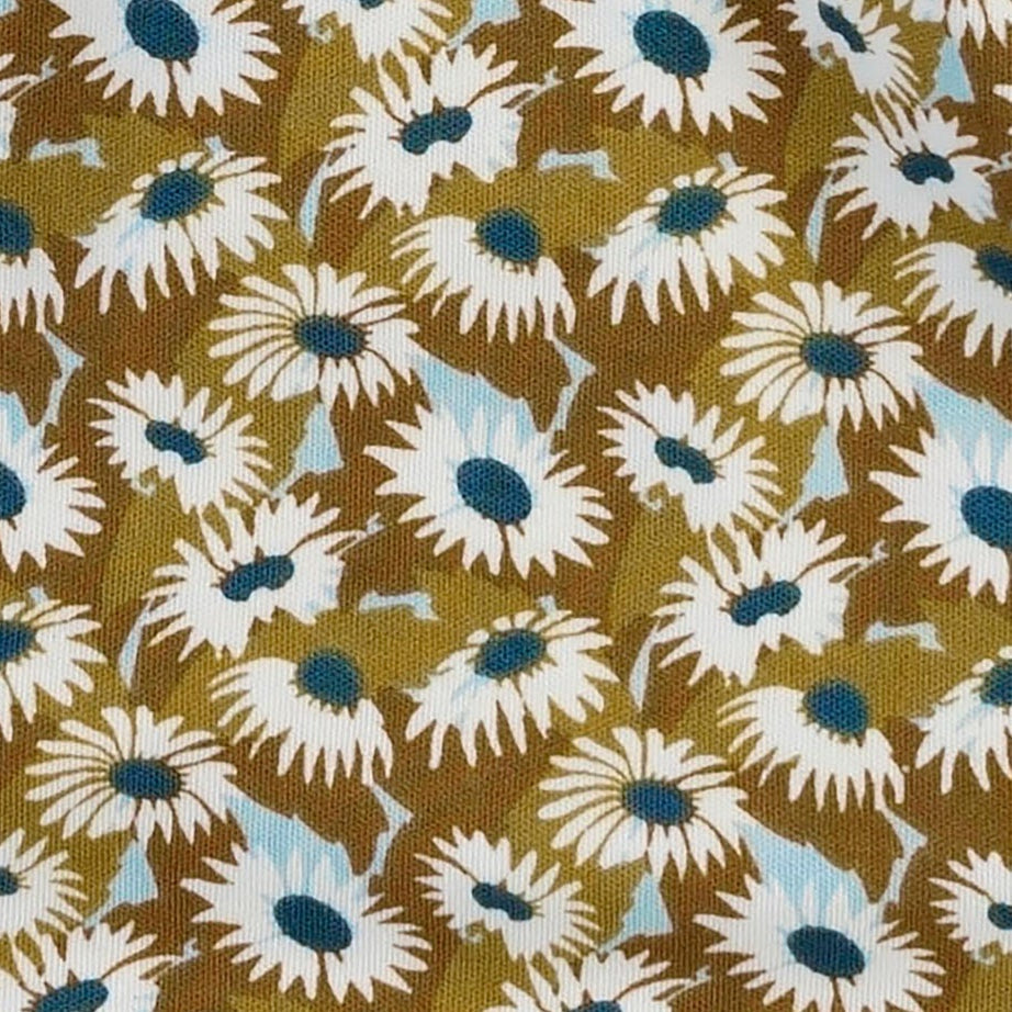 underwear set of 2 | blue daisy garden | organic cotton interlock
