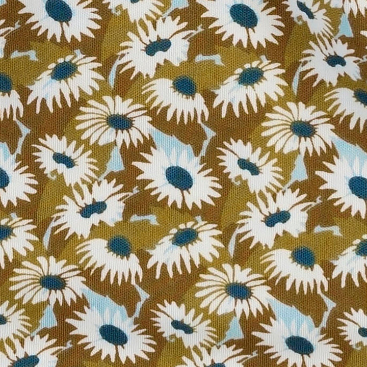 underwear set of 2 | blue daisy garden | organic cotton interlock