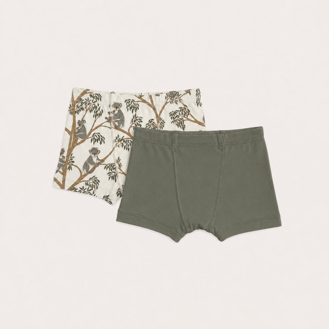 PREORDER boxer set of 2 | koala | organic cotton interlock