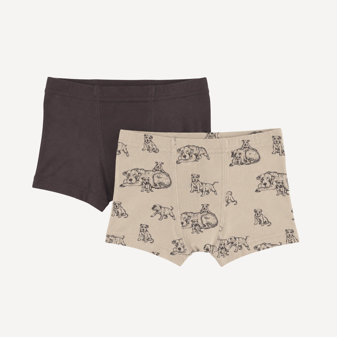 PREORDER boxer set of 2 | pit bulls | bamboo