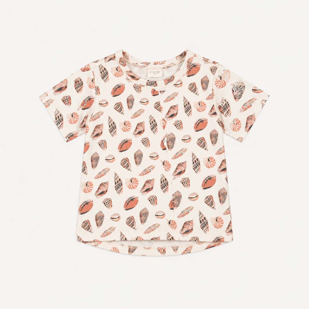 PREORDER short sleeve essential boxy tee | seashell | modal