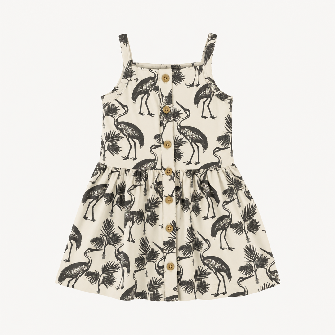 PREORDER button sun dress | crane + palm | modal